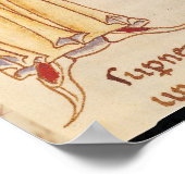 Initiaal "H" in de vorm van twee juryleden Poster (Hoek)