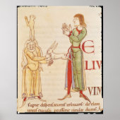 Initiaal "H" in de vorm van twee juryleden Poster (Voorkant)