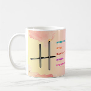 Initiaal "H" Mok (11oz)