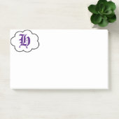 Initiaal H Monogram Post-it Opmerkingen Post-it® Notes (Kantoor)
