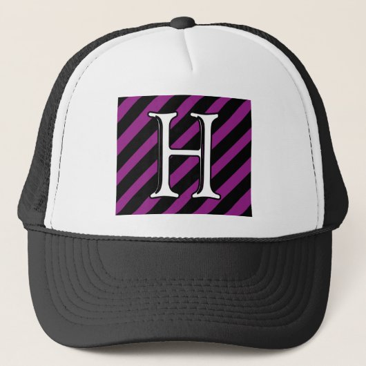 Initiaal H Trucker Pet (Voorkant)