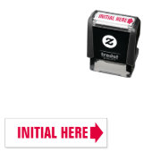 Initiaal hier met Pijl-zelfinkend stempel (In situ)