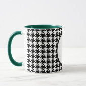 Initiaal Houndstooth Pattern Combo Drank Mok (Links)