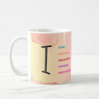 Initiaal "I" Mok (11oz)