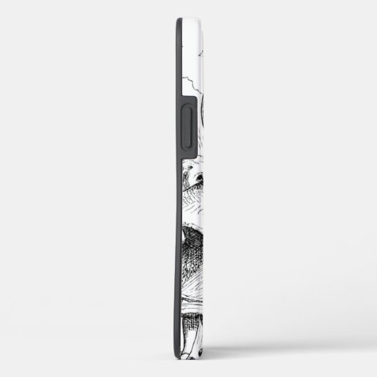 INITIAAL IPHONE 12 HOESJE Hookah-Roking Caterstone (Achterkant / Rechts)