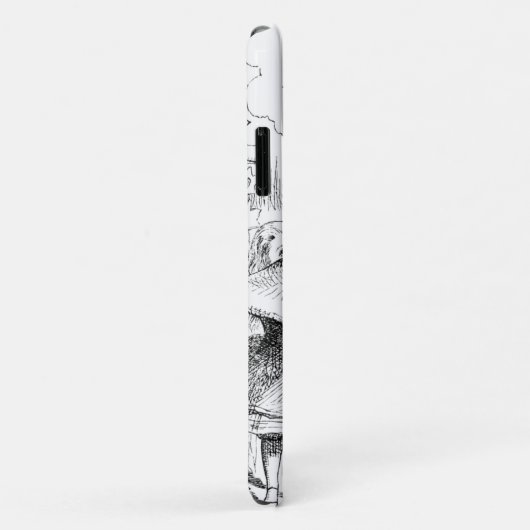 INITIAAL IPHONE CASE Hookah-Roking Caterpijler (Achterkant/rechts)