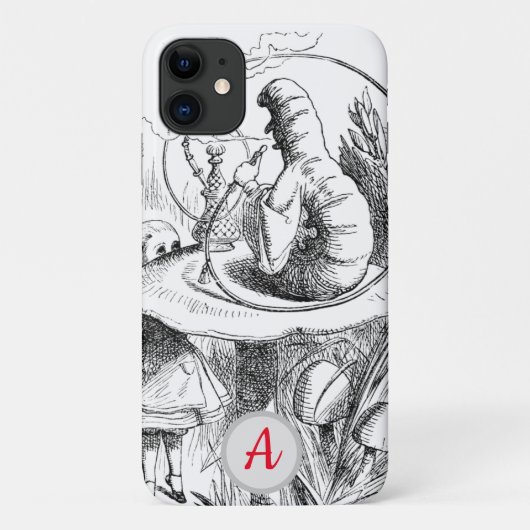 INITIAAL IPHONE CASE Hookah-Roking Caterpijler (Achterkant)