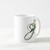 Initiaal J,  Mok Jasmine Coffee (Voorkant rechts)