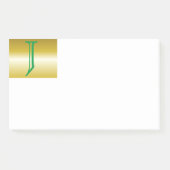 Initiaal J Monogram Post-It Notes (Voorkant)