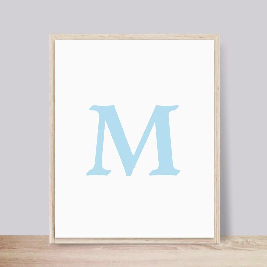 Initiaal | Jongenskamer Poster