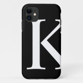 Initiaal K iPhone Case (Achterkant)