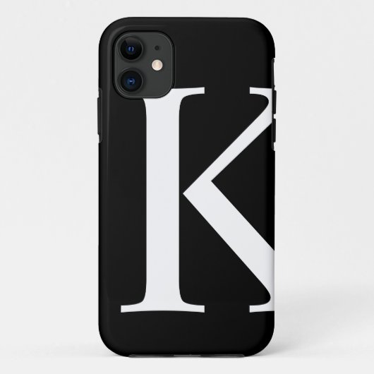Initiaal K iPhone Case (Achterkant)