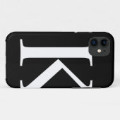 Initiaal K iPhone Case (Achterkant (horizontaal))