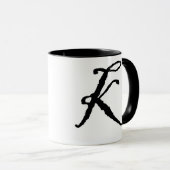 Initiaal K mok (Voorkant rechts)