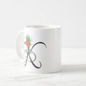 Initiaal K,  Mok koffiekkoffie van Kaiser (Voorkant links)