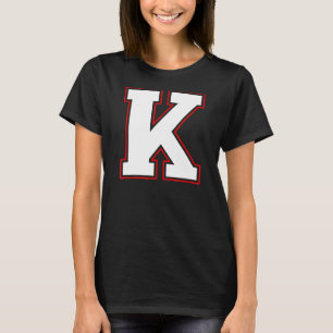 Initiaal K Monogram K Letter K Capital Alphabet T-shirt