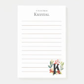 Initiaal K Monogram kransvoering Post-it® Notes (Voorkant)