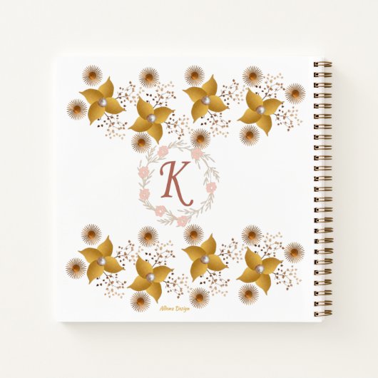 INITIAAL K NOTITIEBOEK (Achterkant)