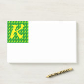 Initiaal K Post-it Opmerkingen Post-it® Notes (Op bureau)