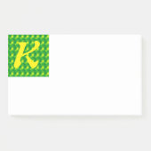Initiaal K Post-it Opmerkingen Post-it® Notes (Voorkant)