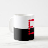 Initiaal Koffiemok (Voorkant links)