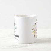 Initiaal "L" Alfabet Mok Monogram Boho Waterverf (Center)