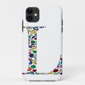 Initiaal L Case-Mate iPhone Case (Achterkant)