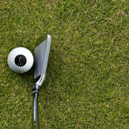 Initiaal L kalligrafie monogram bloem Golfballen