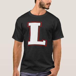 Initiaal L Monogram L Letter L Capital Alphabet T-shirt