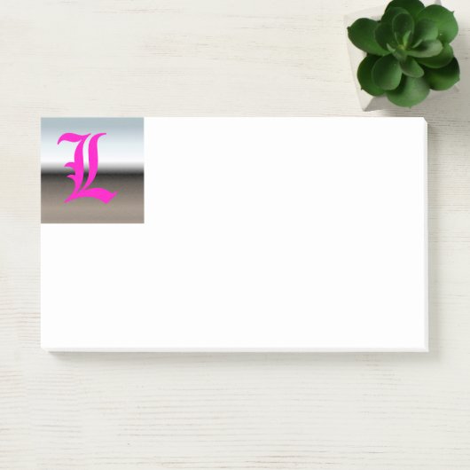 Initiaal L Monogram Opmerkingen Post-it® Notes (Kantoor)