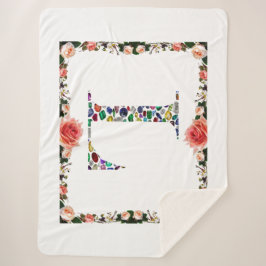 Initiaal L Sherpa Deken