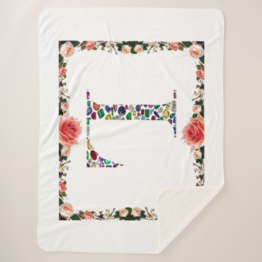 Initiaal L Sherpa Deken (Voorkant)