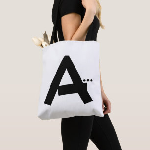 Initiaal Letter A Monogram Tas