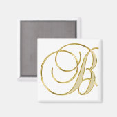 Initiaal letter B Magneet (Voorkant / Achterkant)