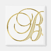 Initiaal letter B Magneet (Voorkant)