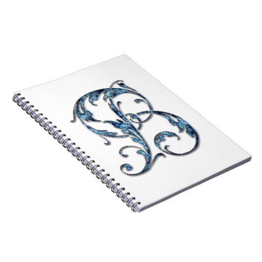 Initiaal letter B Notitieboek (Rechterzijde)