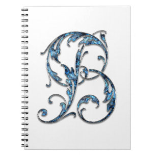 Initiaal letter B Notitieboek