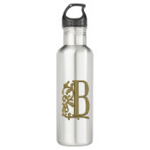 Initiaal letter B, personaliseren Waterfles (Voorkant)