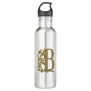 Initiaal letter B, personaliseren Waterfles