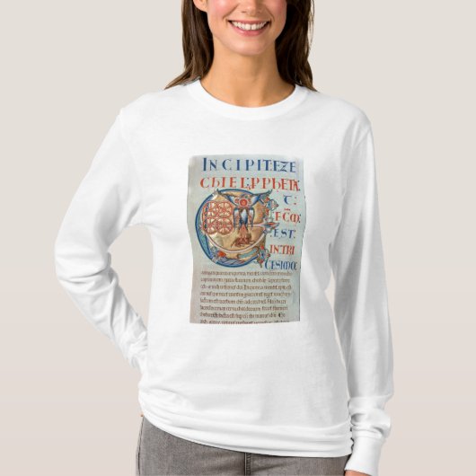 Initiaal Letter "E" Et factum est T-shirt (Voorkant)