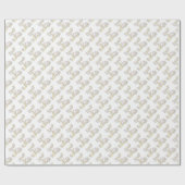 Initiaal letter E monogram gepersonaliseerde wrap Cadeaupapier (Vlak)