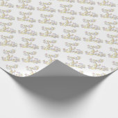 Initiaal letter E monogram gepersonaliseerde wrap Cadeaupapier (Hoek)