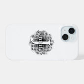 Initiaal Letter en Naam Custom iPhone 15 Case (Achterkant horizontaal)