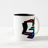  Initiaal letter G Mok (Voorkant rechts)