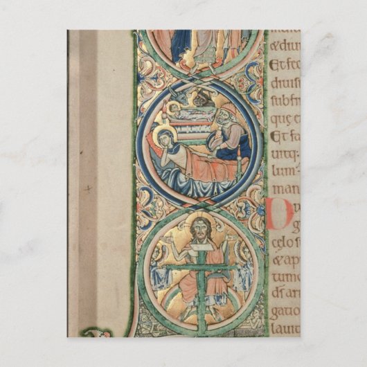 Initiaal letter "I" in princiio Briefkaart (Voorkant)