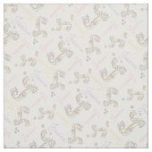 Initiaal letter J Jessica aangepaste naam stof (Swatch)