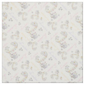 Initiaal letter L Louisa aangepaste naam stof (Swatch)