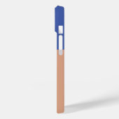 Initiaal Letter Monogram Modern Colorblock Case-Mate iPhone Case (Achterkant / Links)