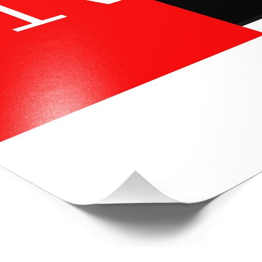 Initiaal Letter Monogram Modern Stijlvol Foto Afdruk (Hoek)