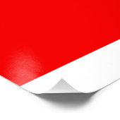 Initiaal Letter Monogram Modern Stijlvol Perfect Poster (Hoek)